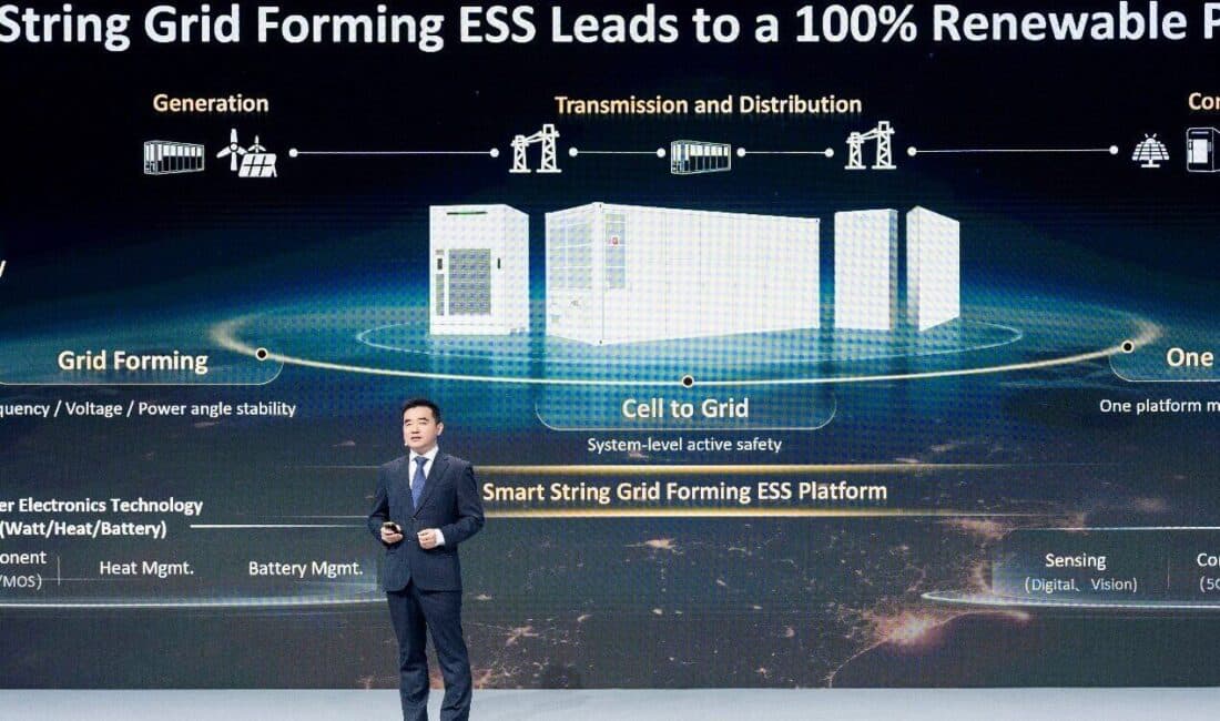 Huawei'nin yenilenebilir enerji sektöründeki adımı, Steven Zhou'nun "4T" teknolojilerini kullanarak