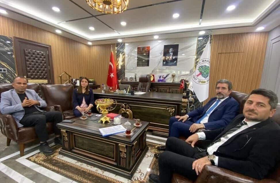 Mazıdağı Belediyesi ve İller Bankası yürütülen projeleri değerlendirdi, iş birliğini