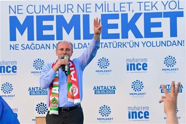 Memleket Partisi Genel Başkanı İnce, toprağı işleyen, sofraları dolduran çiftçilerin