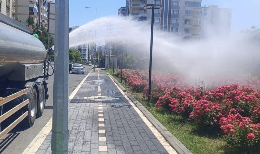 Ekip, 12 personel ve 6 sulama aracıyla birlikte yaz boyunca