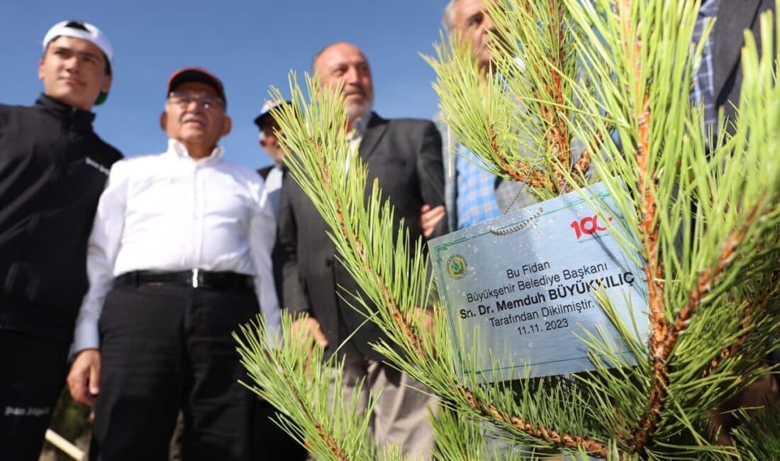 Kayseri Büyükşehir Belediyesi, çevre ve doğa dostu projelerle 2025’e iddialı