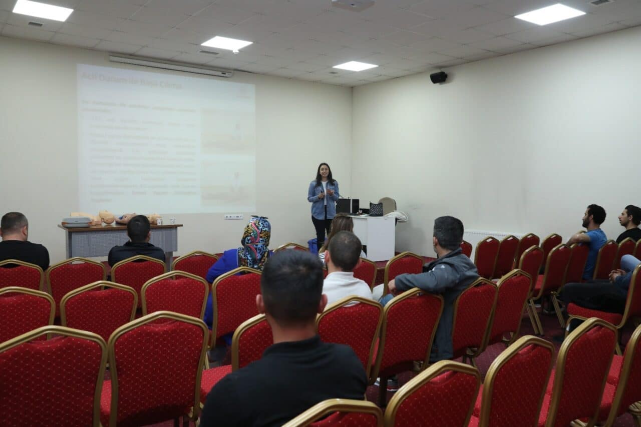 Kayseri'de KAYMEK ve İl Sağlık Müdürlüğü işbirliği ile ilk yardım