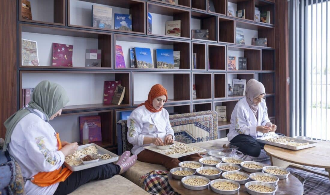 Recep Tayyip Erdoğan Millet Bahçesi içerisinde hizmet veren Kayseri Mutfağı,