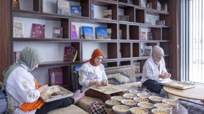 Recep Tayyip Erdoğan Millet Bahçesi içerisinde hizmet veren Kayseri Mutfağı,