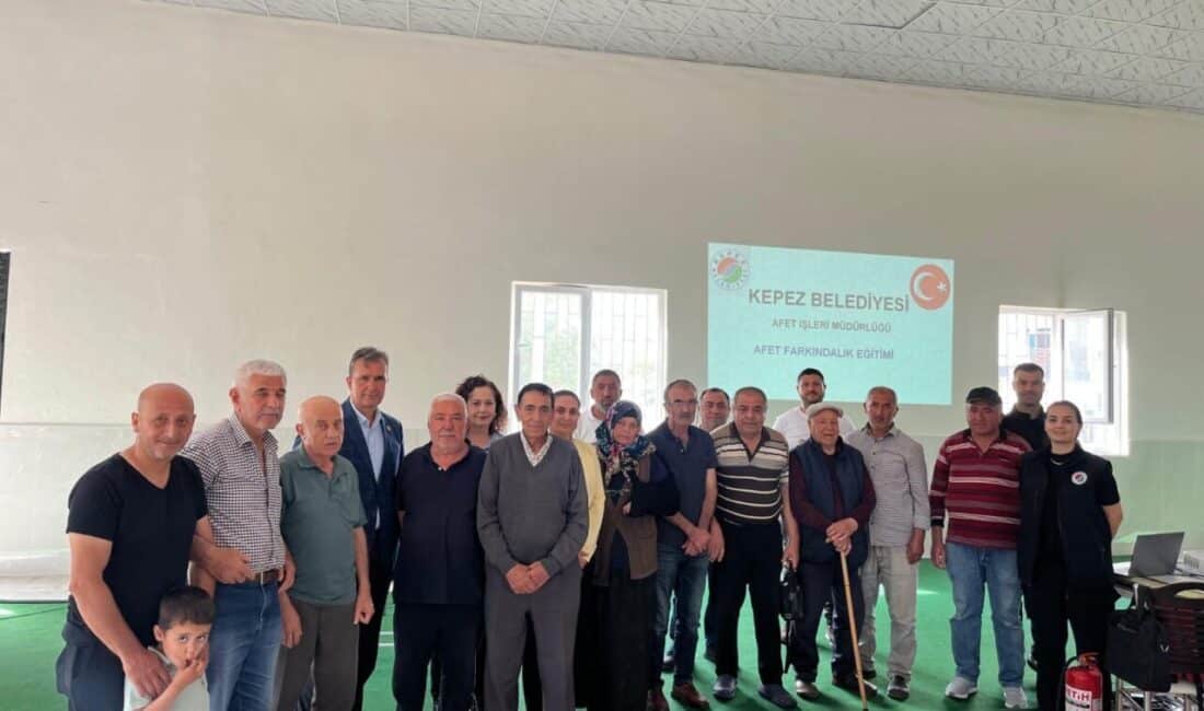 Kepez Belediyesi, afetlere karşı ilçedeki 68 mahallede kapsamlı bir eğitim