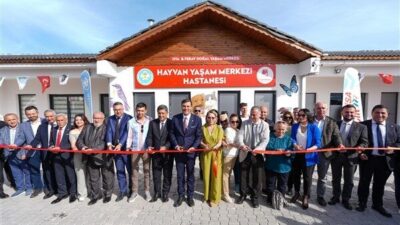 117 dönümlük alanda kurulan Hayvan Yaşam Merkezi’nin 100 dönümlük kısmı