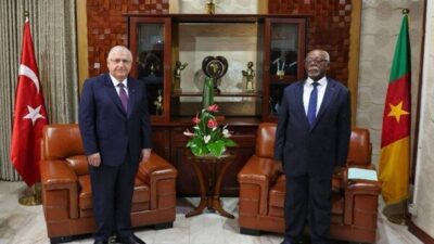 Milli Savunma Bakanı Yaşar Güler, Kamerun Dış İlişkiler Bakanı Lejeune