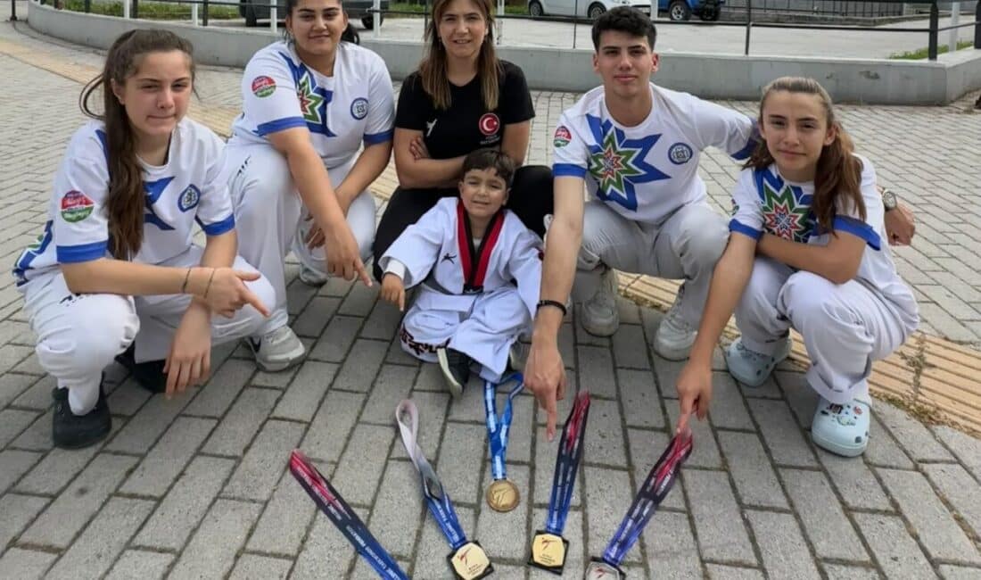 Muğla Büyükşehir Belediyesi Taekwondo sporcuları Yunanistan'da düzenlenen uluslararası turnuvada altın