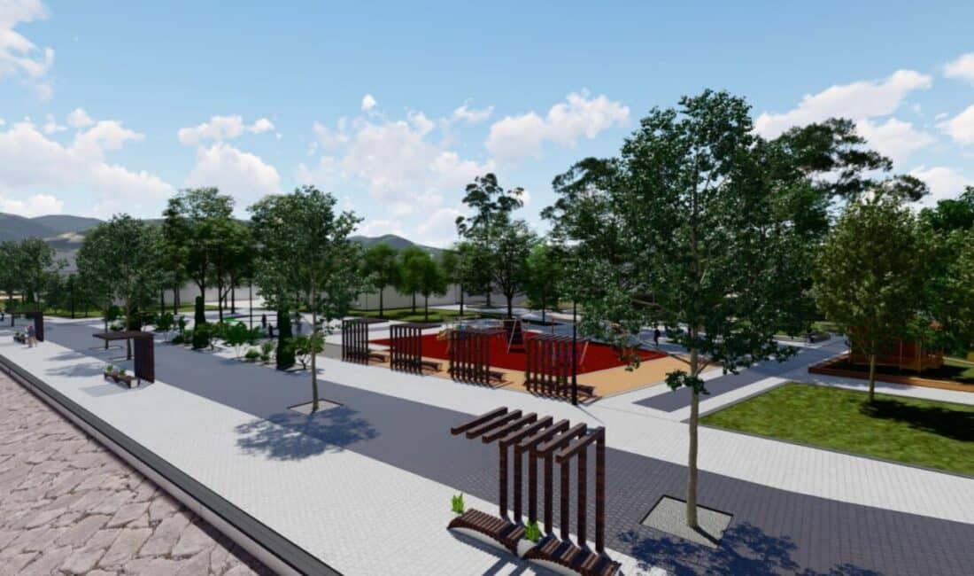 Ordu Büyükşehir Belediyesi, Fatsa'da bulunan Atatürk Parkı’nın yenilenmesi için çalışma