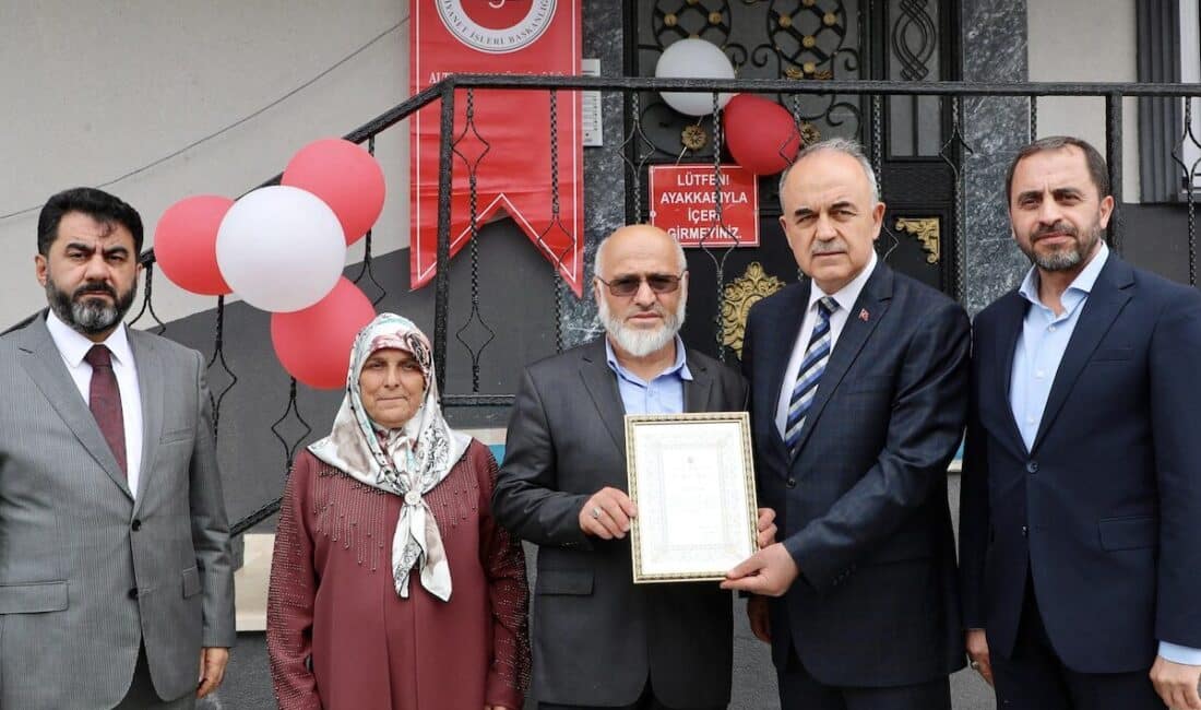 Açılış programına İl Müftüsü Dr. İsmail Çiçek, Altınordu İlçe Müftüsü