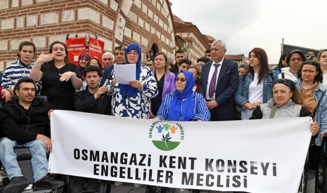 Ördekli Kültür Merkezi’nde düzenlenen basın açıklamasına Osmangazi Belediye Başkan Yardımcısı