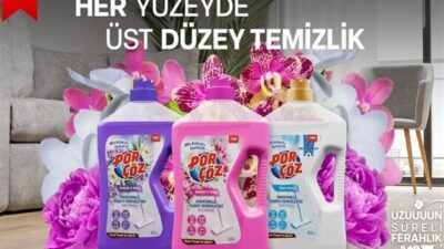 Ev temizliğinde farklı ihtiyaçlara yönelik çözümler sunan Porçöz, kullanıcılarının hayatındaki