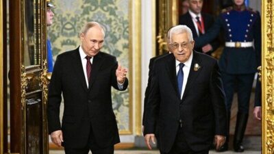 Rusya Devlet Başkanı Putin, Filistin Devlet Başkanı Abbas'la görüştü. İki