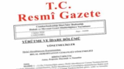 Resmi Gazete'de yayımlanan çeşitli yönetsel düzenlemeler ve Anayasa Mahkemesi kararları