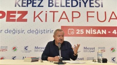 Şair Şükrü Erbaş, Kepez Kitap Fuarı'nda "Ben Annemin Hecesiyim" konulu