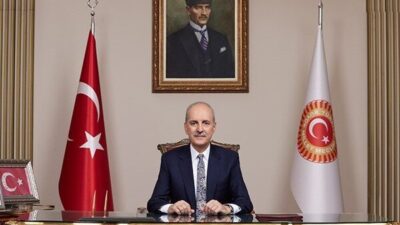 TBMM Başkanı Numan Kurtulmuş, Cumhurbaşkanı Erdoğan'ın katılımıyla düzenlenen TEKNOFEST KKTC