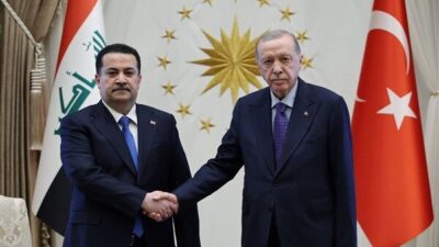 Cumhurbaşkanı Recep Tayyip Erdoğan ile Irak Başbakanı Muhammed Şiya es-Sudani'nin