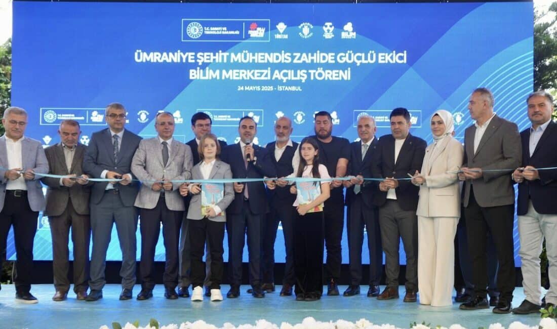 Açılış törenine Sanayi ve Teknoloji Bakanı Mehmet Fatih Kacır, Ulaştırma ve