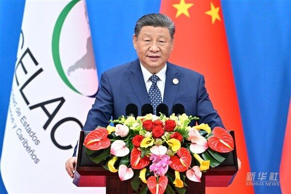 Çin Cumhurbaşkanı Xi Jinping, bu sabah Beijing’de bulunan Çin Devlet Konferans Merkezi’nde