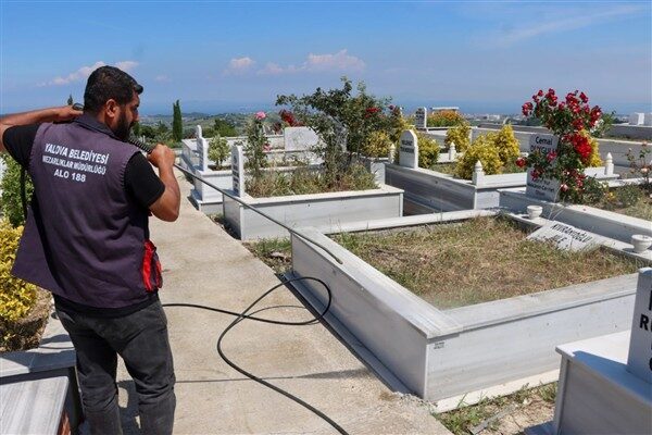 Yalova Belediyesi Mezarlıklar Müdürlüğü, Kurban Bayramı nedeniyle mezarlıklarda yaşanabilecek yoğunluk
