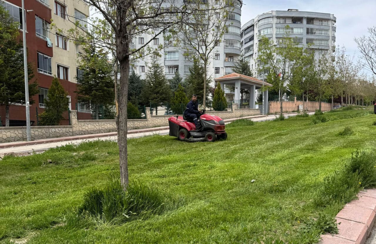 Yaz dönemi boyunca planlı ve koordineli bir şekilde, çim ve