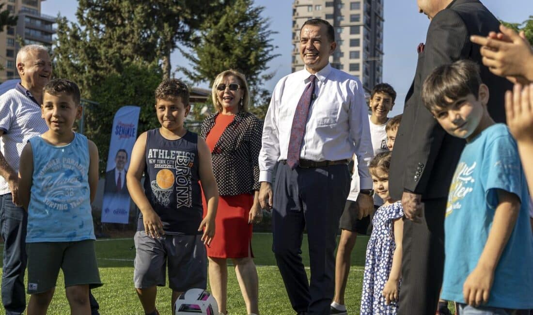 Akkent Mahallesi’nden sonra 50. Yıl Mahallesi’nde yapımı tamamlanan halı saha,