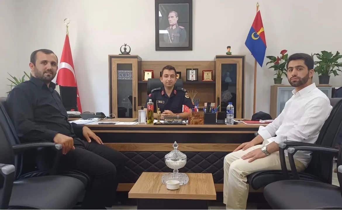 Gökçeada Müftüsü Muharrem Altınhan ve Fatih Camii Müezzin Kayyımı Akif