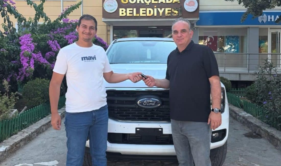 Gökçeada Belediyesi, araç filosunu bir yenisini daha ekledi.