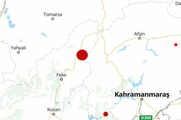 Boğaziçi Üniversitesi Kandilli Rasathanesi ve Deprem Araştırma Enstitüsü (KRDAE) verilerine