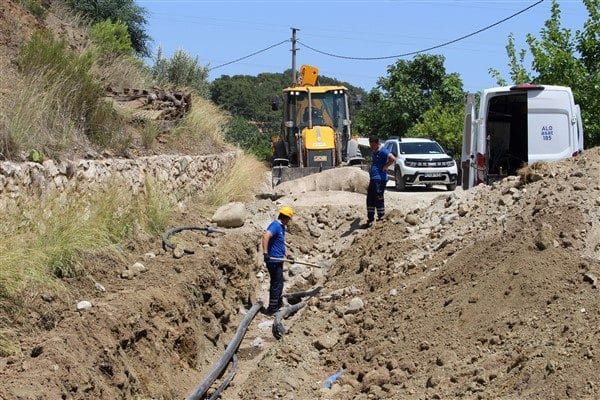Büyükşehir Belediyesi ASAT Genel Müdürlüğü, Çamyuva Mahallesi'ne içme suyu sağlayan