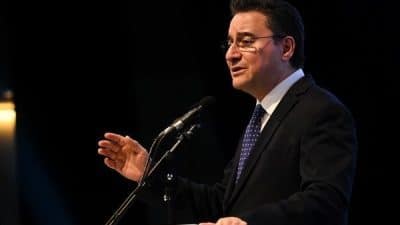 DEVA Partisi Genel Başkanı Babacan, Özgür Gazze Mitingi’nde yaptığı konuşmada