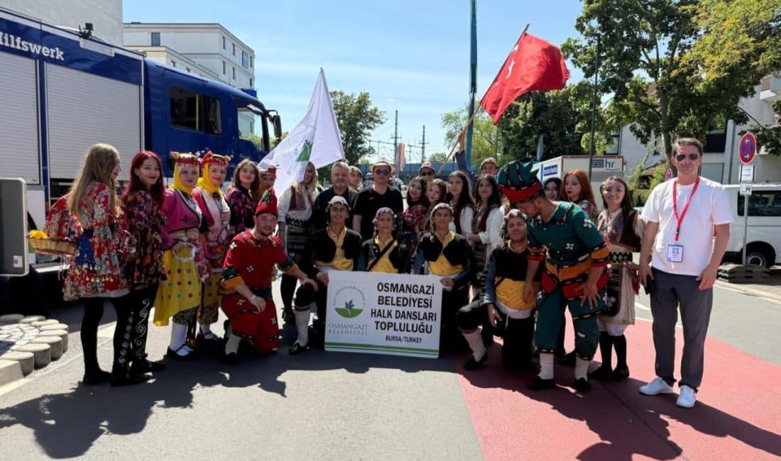 Bu yıl Bad Vilbel şehrinde düzenlenen festivale katılan Osmangazi Belediye