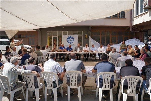 Buluşmada, sanayi esnafının talep, öneri ve sorunları masaya yatırıldı; çözüm