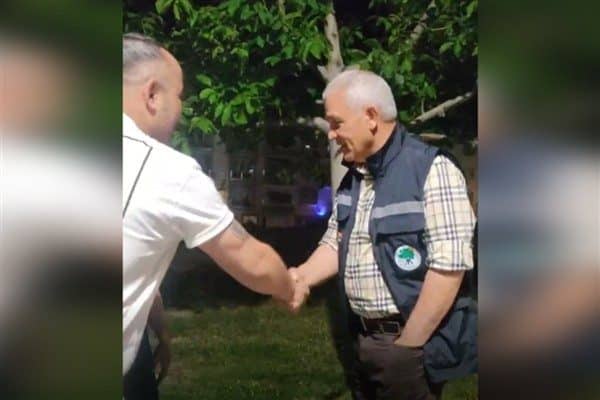Mamak Belediye Başkanı Veli Gündüz Şahin, gece saatlerinde sahaya indi,