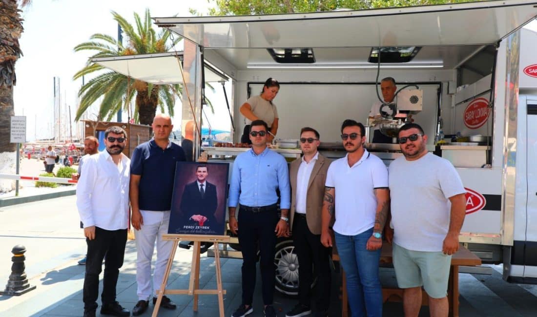 Lokma hayrına Bodrum Belediye Başkanı Tamer Mandalinci, CHP Bodrum İlçe