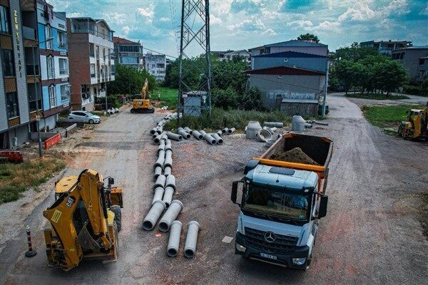 BUSKİ ekipleri, Osmangazi ilçesine bağlı Ovaakça Mahallesi ile Yıldırım ilçesine