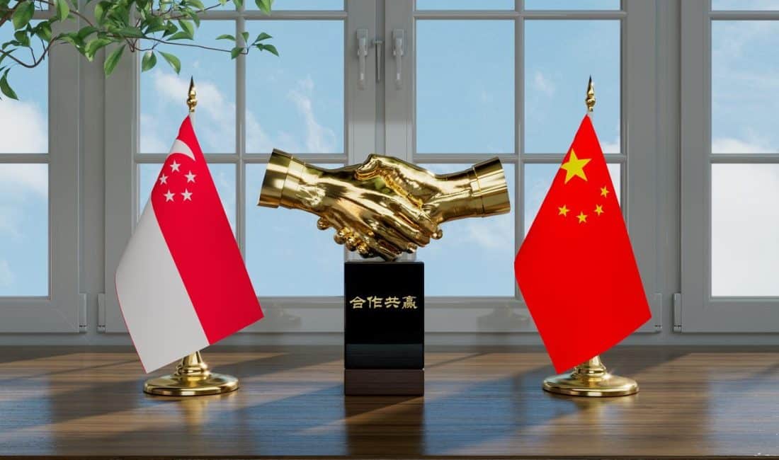 Çin Cumhurbaşkanı Xi Jinping bu sabah başkent Beijing’de Singapur Başbakanı