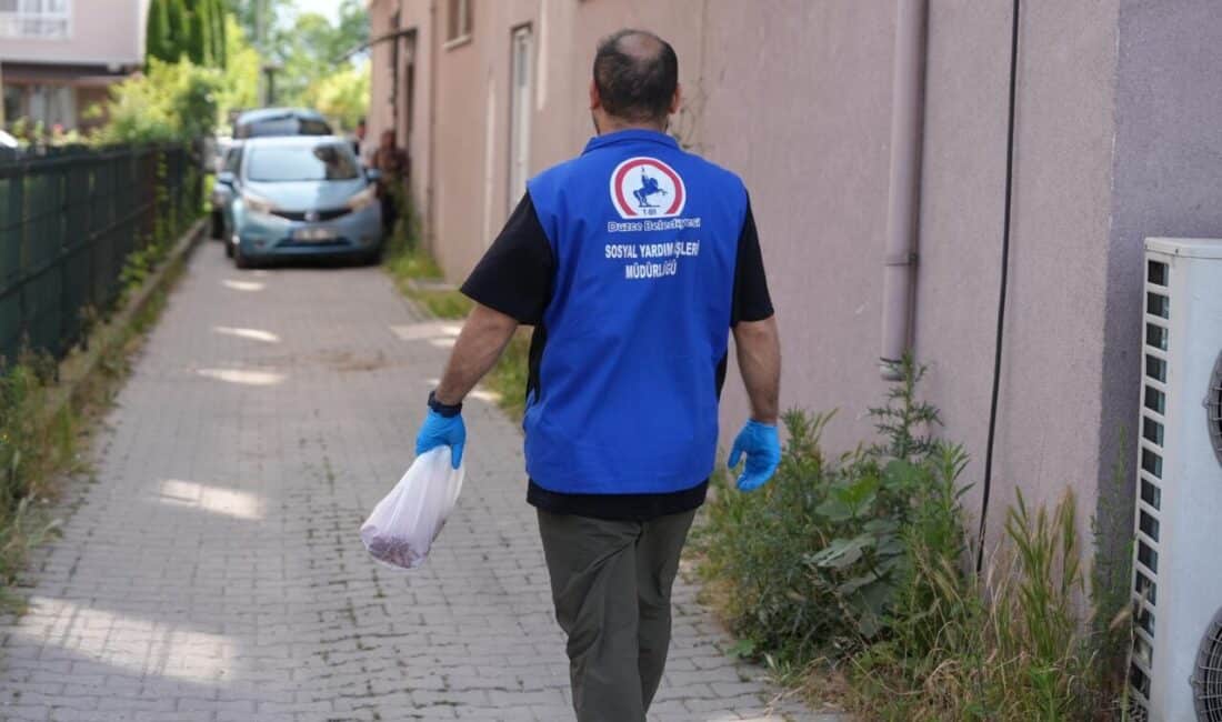 Düzce Belediyesi Sosyal Yardım İşleri Müdürlüğü ekipleri, Kurban Bayramı boyunca