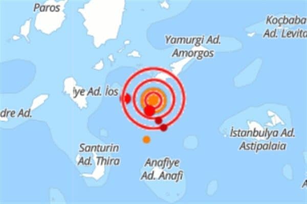 Boğaziçi Üniversitesi Kandilli Rasathanesi ve Deprem Araştırma Enstitüsü (KRDAE) verilerine