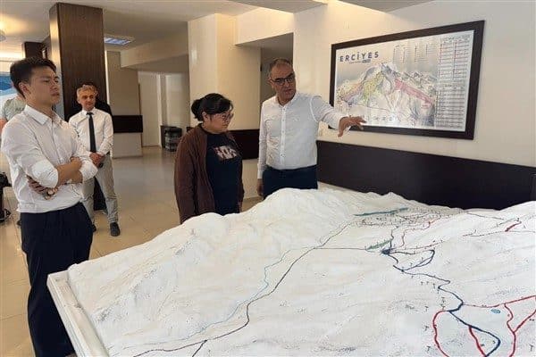 Kayseri Erciyes A.Ş. Yönetim Kurulu Başkanı Hamdi Elcuman ve Erciyes