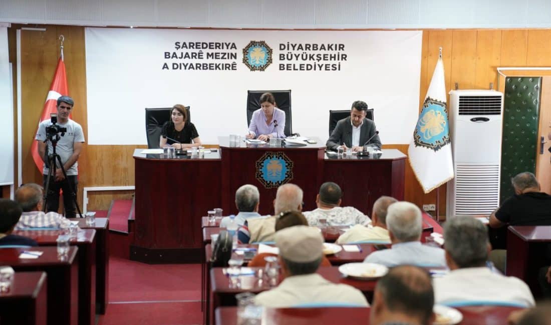 Büyükşehir Belediyesi Eş Başkanı Serra Bucak ile Sur Belediyesi Eş