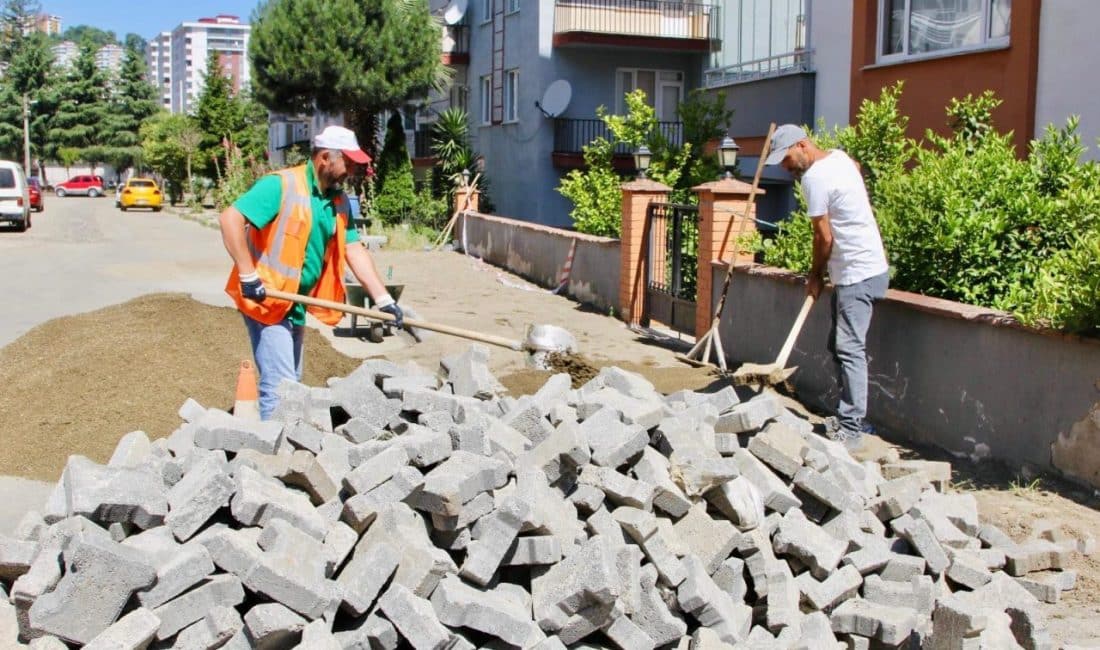 Fen İşleri ekipleri tarafından, yeni yerleşim alanlarında ve deforme olmuş