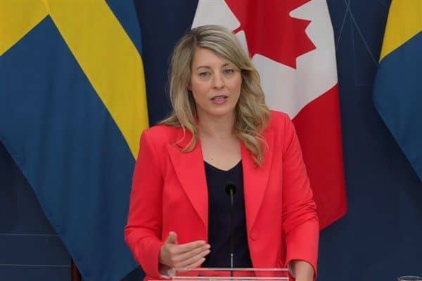 Kanada Dışişleri Bakanı Melanie Joly, Birleşik Arap Emirlikleri (BAE) Başbakan