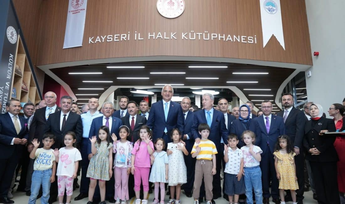 Kültür ve Turizm Bakanı Mehmet Nuri Ersoy, Kayseri’de yapımı tamamlanan