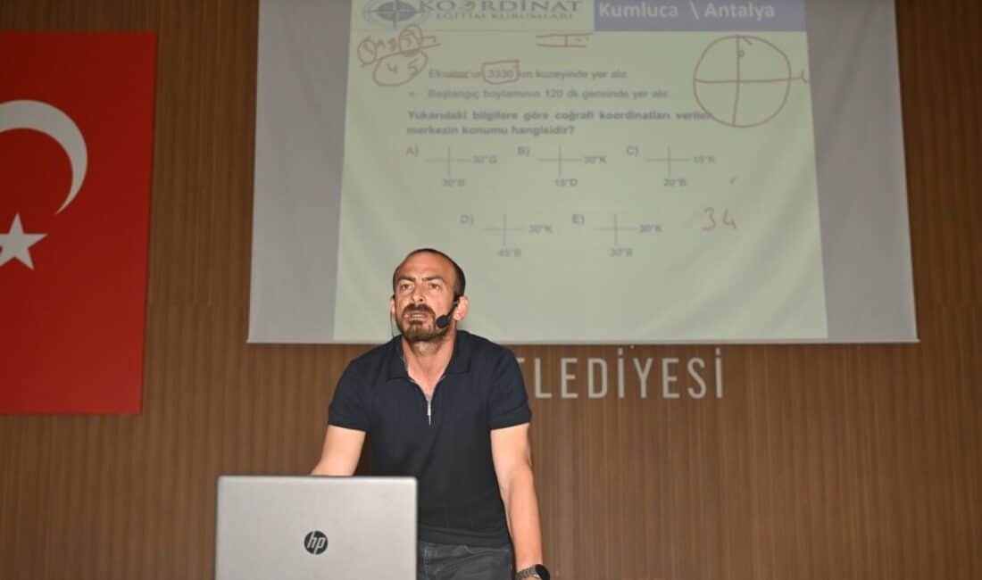 Kumluca Belediyesi Gençlik Merkezi ile Koordinat Eğitim Kurumları iş birliğinde