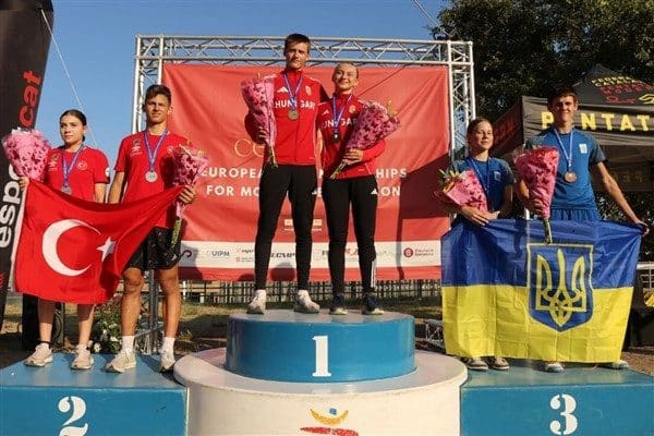 İspanya'nın Barselona kentinde düzenlenen U17 Modern Pentatlon Avrupa Şampiyonası’nda mücadele