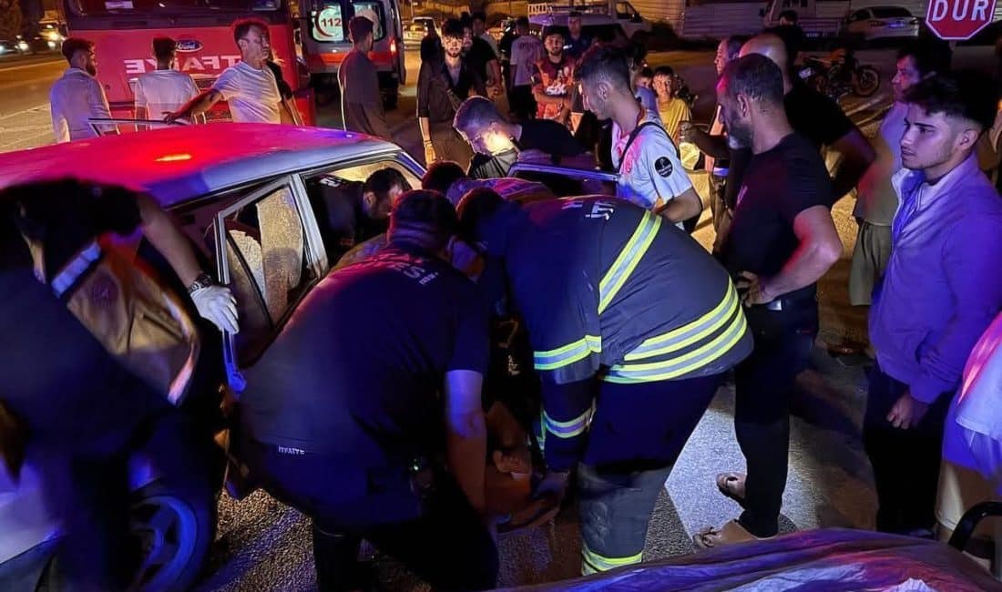 Hatay’ın Defne ilçesinde yer alan Orhanlı Köprüsü Kavşağı’nda meydana gelen