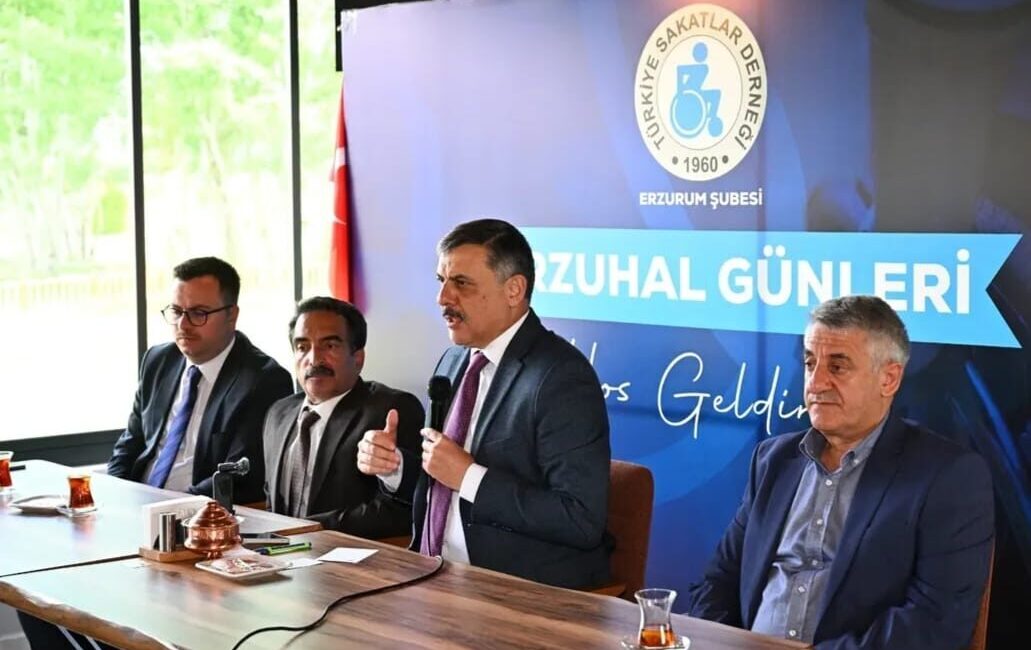 Erzurum Valisi Sayın Mustafa Çiftçi, Türkiye Sakatlar Derneği Erzurum Şube