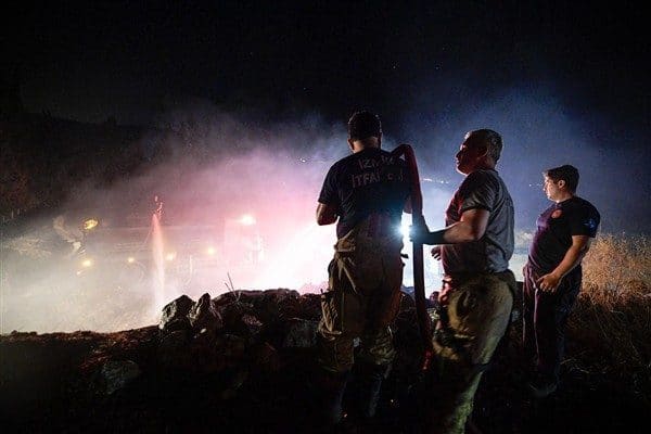 İzmir Büyükşehir Belediyesi İtfaiye Dairesi Başkanlığı ile İzmir Orman Bölge