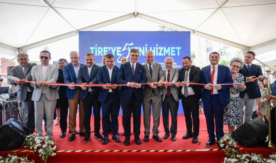 İzmir Büyükşehir Belediyesi Başkanı Dr. Cemil Tugay, Tire’nin sosyal ihtiyaçlarını